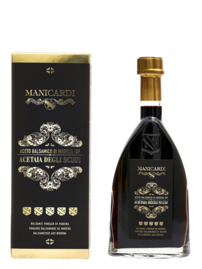 Cinque scudi Aceto balsamico di Modena IGP