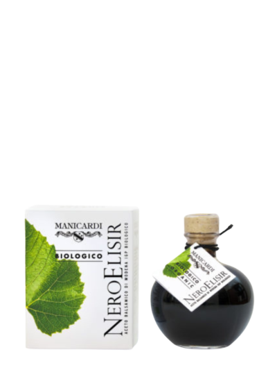 Nero Elisir Aceto balsamico di Modena IGP Biologico